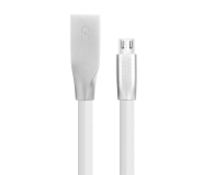 Kabel VIGGO DESIGN USB-microUSB 1m Bialy